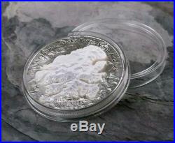 2016 5 Oz Silver $25 Cook Island 7 SUMMITS DENALI Ultra High Relief Coin