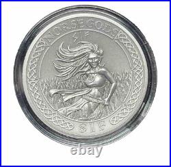 2016 Cook Islands $10 Fine Silver 2oz Norse Gods 9 Coin Set #15-22