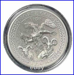 2016 Cook Islands $10 Fine Silver 2oz Norse Gods 9 Coin Set #15-22