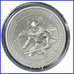 2016 Cook Islands $10 Fine Silver 2oz Norse Gods 9 Coin Set #15-22