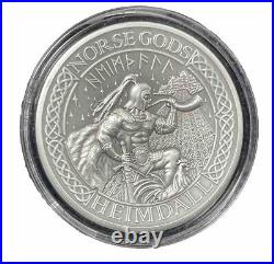 2016 Cook Islands $10 Fine Silver 2oz Norse Gods 9 Coin Set #15-22