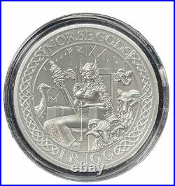 2016 Cook Islands $10 Fine Silver 2oz Norse Gods 9 Coin Set #15-22