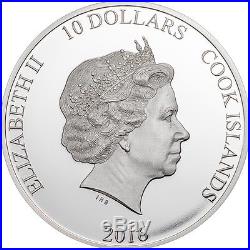 2016 Cook Islands $10 The Great Tea Race of 1866 2oz Piedfort proof Silver Coin
