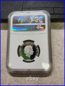 2016 Cook Islands $1 Silver Brexit Coin PF69 Ultra Cameo NGC Early Rel