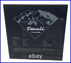 2016 Cook Islands $25 Fine Silver 5oz 7 Summit Series Denali #12-34