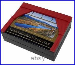 2016 Cook Islands $25 Fine Silver 5oz Trans Siberian Railway #15-14
