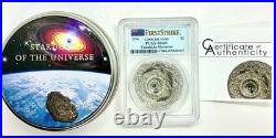2016 Cook Islands $2 Tamdakht Meteorite First Strike PCGS MS69 with COA AND BOX