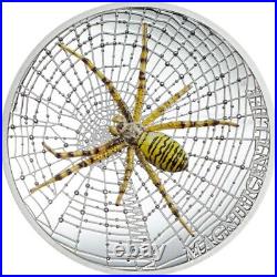 2016 Cook Islands Magnificent Life Wasp Spider God Tier Silver Coin NGC PR PF 69