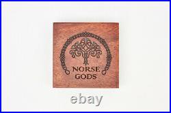 2016 Cook Islands Norse Gods 5oz Silver Coin 25 Dollar withBox & COA $25.999