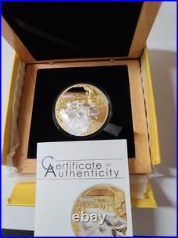 2016 Cook Islands S$5 Shades of Nature Fighting Fish Silver Proof Gilded Coin 2016 Cook Islands S$5 Shades of Nature Fighting Fish Silver Proof Gilded Coin