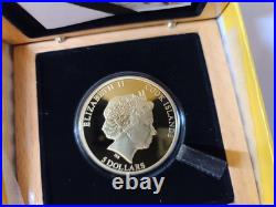2016 Cook Islands S$5 Shades of Nature Fighting Fish Silver Proof Gilded Coin 2016 Cook Islands S$5 Shades of Nature Fighting Fish Silver Proof Gilded Coin