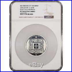 2016 Cook Islands Silver (1.6 oz) Egyptian Labyrinth Proof $10 NGC PF70 UCAM