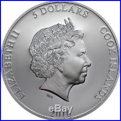 2016 Cook Islands Silver $5 Guido Fawkes Mask PF70 UC NGC Coin #001 RARE