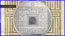 2016 Cook Islands Silver Milestones of Mankind Egyptian Labyrinth Proof 1.6 oz S