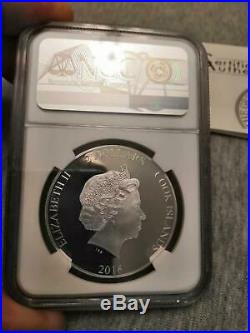 2016 Cook Islands The Great Tea Race of 1866 1/2oz. 999 Silver Coin- NGC PF70