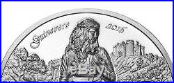 2016 LEGENDS OF CAMELOT GUINEVERE 2 oz Silver Coin Cook Islands 10$