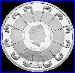 2016 LEGENDS OF CAMELOT KING ARTHUR 2 oz Cook Islands Silver Coin