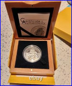 2016 Pure Silver 1oz Proof Coin $5 Cook Island The Great Tea Race of 18661#500