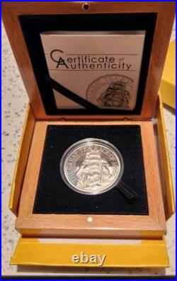 2016 Pure Silver 1oz Proof Coin $5 Cook Island The Great Tea Race of 18661#500