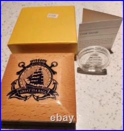 2016 Pure Silver 1oz Proof Coin $5 Cook Island The Great Tea Race of 18661#500
