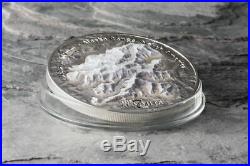 2016 SEVEN SUMMITS DENALI 5 oz. 999 Silver Coin $25 Cook Islands 1st in Series
