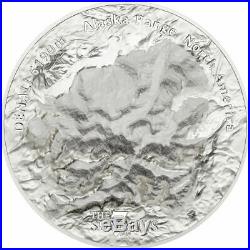 2016 SEVEN SUMMITS DENALI 5 oz. 999 Silver Coin $25 Cook Islands 1st in Series