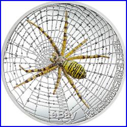 2016 WASP SPIDER Magnificent Life Series Silver Coin 5$ Cook Islands