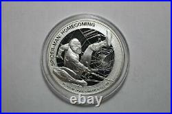 2017 1 oz Spider-Man Homecoming Cook Islands. 999 Silver Proof Coin Few spots