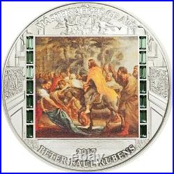 2017 $20 Christ’s Entry Into Jerusalem PETER PAUL RUBENS 3 Oz Silver Proof Coin