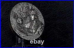 2017 $20 Cook Island QUETZALCOATL Gods Of The World MS69 FDOI 3 Oz Silver Coin