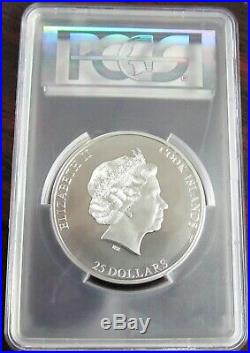 2017 $25 Cook Islands 7 Summits Everest 5oz. 999 Silver Coin PCGS MS70 FD V7