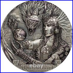 2017 3 Oz Silver $20 Cook Islands Gods Of The World QUETZALCOATL MS69 FDOI Coin 2017 3 Oz Silver $20 Cook Islands Gods Of The World QUETZALCOATL MS69 FDOI Coin