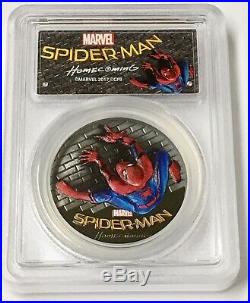 2017 $5 Cook Islands SPIDER-MAN HOMECOMING 1 Oz Silver Coin PCGS PR 70 DCAM