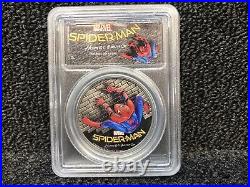 2017 $5 Cook Islands Spider-Man Homecoming 1oz. 999 Silver Coin PCGS PR69 FD