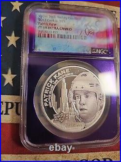 2017 COOK IS. Patrick Kane Upper Deck. 9999 coin NGC Proof PR69ULTRA NHL Hockey