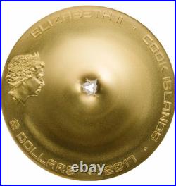 2017 Cook Island Chergach Meteorite Medal 1/2 oz Silver Coin Box / COA
