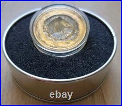 2017 Cook Island Chergach Meteorite Medal 1/2 oz Silver Coin Box / COA