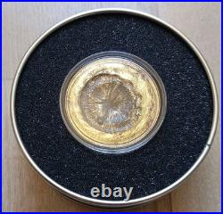 2017 Cook Island Chergach Meteorite Medal 1/2 oz Silver Coin Box / COA