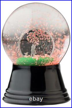 2017 Cook Islands $1 Cherry Blossom Snow Globe 1/10oz Silver Coin ONLY 2,017