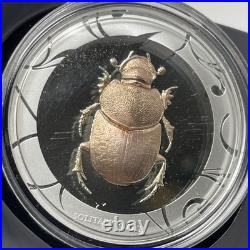 2017 Cook Islands, $5. 1oz. 999 Scarab Selection 3 Coin Set. 499 Mintage. #6-14