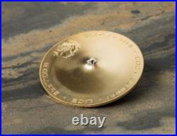 2017 Cook Islands, Chergach Meteorite Strike, $2 silver/gold antique + box