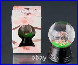 2017 Cook Islands Cherry Blossoms Snowglobe $1 Silver Coin 1/10oz Prooflike