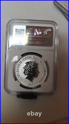 2017 Cook Islands Daniel Sedin Upper Deck. 9999 NGC REVERS Proof PR68 NHL Hockey