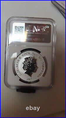 2017 Cook Islands Daniel Sedin Upper Deck. 9999 NGC REVERS Proof PR68 NHL Hockey