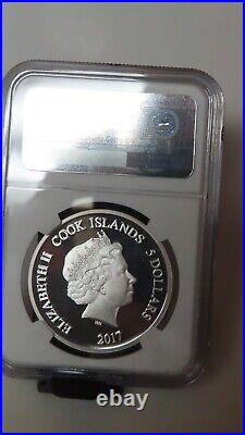 2017 Cook Islands Daniel Sedin Upper Deck. 9999 coin NGC Proof PR69 NHL Hockey