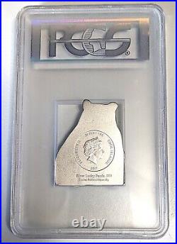 2017 Cook Islands Lucky Panda PCGS MS69 88grams. 999 Silver Coin