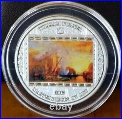 2017 Cook Islands Masterpieces of Art William Turner Ulysses 3oz Silver Coin