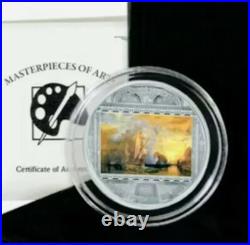2017 Cook Islands Masterpieces of Art William Turner Ulysses Proof 3oz. 999 Coin