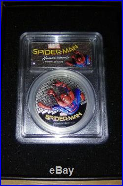 2017 Cook Islands PCGS PR70DCAM Spider-Man Homecoming Silver Coin FREE SHIPPING