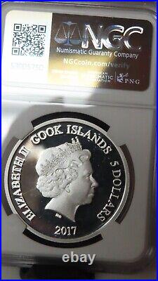 2017 Cook Islands Patrick Kane Upper Deck. 9999 coin NGC Proof PR68 NHL Hockey